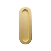 Lemaar Brushed Brass Radius Flush Pull