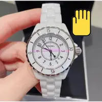 在飛比找蝦皮購物優惠-正品現貨 CHANEL 香奈兒 J12 系列 白陶瓷 腕錶/