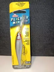 Berkley Flicker minnow - Size 9 - 1/3 oz. - 3-1/2" -black silver