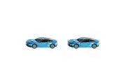 2x Siku 1582 Aston Martin DBS Superleggera Diecast Car Vehicle 80mm Toy Blue 3y+