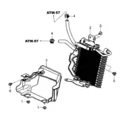 Genuine OEM Automatic Transmission Oil Cooler Assembly for Honda 255005TAA01 (for: Honda)