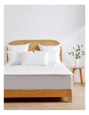 [Onkaparinga] Fleece Top Electric Blanket in White