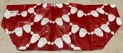 Ikea VINTERFINT Shopping Tote Bag, LARGE, Santa Claus Pattern Red, 19 Gallon NEW