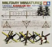 Tamiya 1/35 Scale Barricade Set 35027 Plastic Model Military Diorama Kit NIB