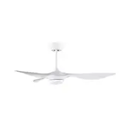 Hayman Indoor/Outdoor DC Ceiling Fan with LED Light & Remote - White 1