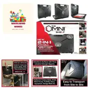 The OmniShelf Magnetic Portable Workstation + Toolbox, Computer & Laptop Stan...