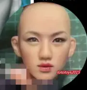 Painted 1:12 Asian Actor Tang Wei Head Sculpt For 6" Female Action Figure Toy