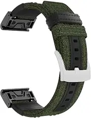 [UMCNVV] Nylon Braided Smart Watch Strap For Garmin Fenix 6X 6 Pro 5X 5 Plus 3HR Fenix 7 7X Bracelet Quick Release Wristband Accessory