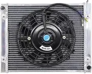 Compatible With Polaris RZR Aluminum UTV Cooling Racing Radiator + Fan 1000 XP Turbo 2016