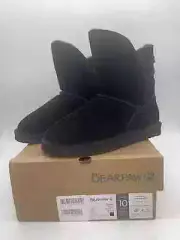 NIB BEARPAW® Kylee Suede Women's Size 10 Never Wet Black M Width