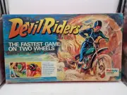 VINTAGE DEVIL RIDERS Game Palitoy COMPLETE RARE HTF BOXED UNUSED NOS!