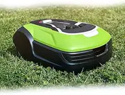 Robot Lawn Mower,1000 Square Meters Intelligent Mowing Robot,GPS Positioning Cordless Weed Garden Mowing Tool Household Lawn Mower Intelligent,for Clean and Fast Cuts