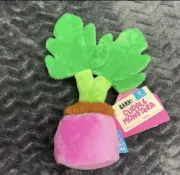 New Bark Box " Cuddle Monstera " Dog Toy Plant Flower Spring Small Size