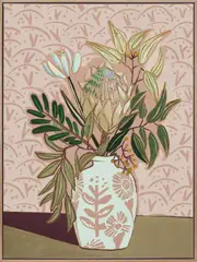 Protea Posy Canvas Art Print