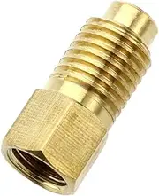 R134a Refrigerant Adapter 1/4 Sae to 1/2 Vacuum Pump Adapter Compatible R134a High Performance Constructi