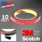 Genuine 3M VHB #5952 Double-Sided Mounting Foam Tape Automotive Car 12mmx10FT