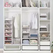 2 PCS Toy Storage Bins with Lids Plastic Basket Rack Drawer Type