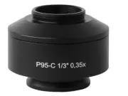 0.35X standard Microscope camera C mount adapter for Zeiss trinocular microscope