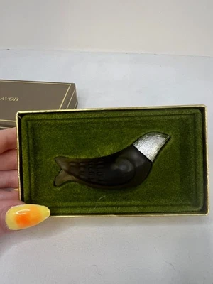 Vintage Avon Love Bird Elusive Perfume 1/4 fl oz Collectible Bottle Full