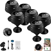 Secret Scope Camera, 2025 New Secret Scope Mini Security Camera, Mini Wire-Free Monitor with Night Vision Function, Wireless 1080p HD WiFi Outdoor (6pcs)