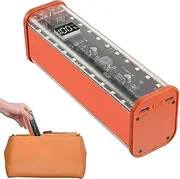 No Welding Powerbank Shell,22.5W No Welding Battery Holder Storage Case - 2 USB Ports Transparent Lightweight Cell Phone Chargers Sleeve