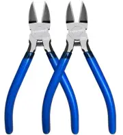 Wire Cutters 2 Pack, 6.5 inch,Flush Cutters Diagonal Cutters Side Cutters Pre...