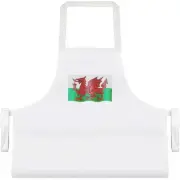 'Welsh Flag' Unisex Cooking Apron (AP00040829)