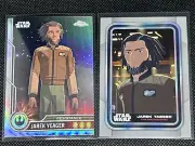 Star Wars Topps Bundle x2 - Jarek Yeager Refractor, Character Cards