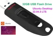 Ubuntu Desktop 22.04.5 LTS Linux Live OS 32GB Bootable SanDisk USB Flash Drive