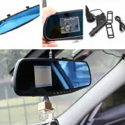 Car Mirror Video Dash Camera Waterproof Video Tachograph Cam Driving Recorder