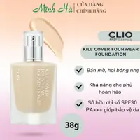 在飛比找蝦皮購物優惠-Clio Kill Cover 粉底液 38g