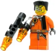 LEGO Agents Minifigure Fire Arm (Genuine)