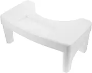 Ipetboom Plastic Step Stool Multi-functional Commode Footstool for Adults Non-slip Bottom Toilet Stool