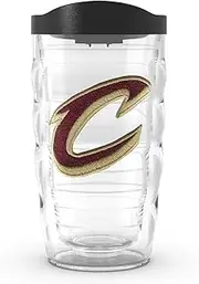 Tervis NBA Cleveland Cavaliers - Primary Logo Made in USA Double Walled Insulated Tumbler Travel Cup Keeps Drinks Cold & Hot, 10oz Wavy, Classic