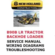 NEW HOLLAND B90B LR TRACTOR LOADER BACKHOE MANUAL SERVICE ENGINE SHOP PDF