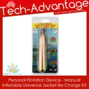 Life Jacket PFD Inflatable Safety UNIVERSAL Gas Cylinder 33g 150N Recharge Kit