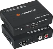 J-Tech Digital Premium Quality 1080P HDMI To HDMI + Audio (SPDIF + RCA Stereo) Audio Extractor Converter (JTDAT5CH)