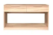 MD Malhouse Solid Timber Console Table with 2 Drawers