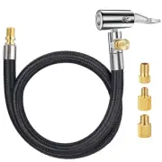 20 Inch Tire Inflator Hose Adapter, Car Air Hose Self-Locking Air Chuck w/Tir...