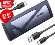 M.2 NVMe SSD Enclosure, 10Gbps USB-C 3.2 Gen2 Tool-Free, Thunderbolt 3 Ready