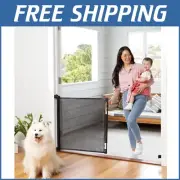 Retractable Baby Gate 33" Tall x 71" Wide - Safe & Stylish for Indoor/Outdoor