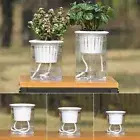 1pcs Self Watering Self Watering Pot Plant Pots Pot Clear Small Potted Plants AU