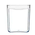 CLICKCLACK 3.3L PANTRY CUBE CONTAINER W/ LID WHITE 3300ML AIR TIGHT