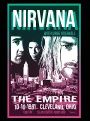Nirvana The Empire Concert Vintage Poster