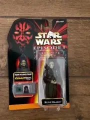 NIB Hasbro Star Wars Ep. 1 CommTech Rune Haako Collectible Action Figure