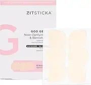 ZitSticka Hydrocolloid Surface Area Pimple Patches for Face - Clarifying Pore & Blemish for Large Zit T-Zone Coverage - Zit Sticker Absorbs Oil, Unclogs Pores, & Targets Clusters (NOSE PACK 8PC)