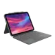 Logitech 羅技 COMBO TOUCH 2022 iPad 10 (10.9 吋) 鍵盤保護殼 – 繁體, 灰