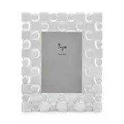 Tizo Clear Spheres & Squares Crystal Glass 4 x 6 Picture Frame