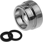 Faucet Water Aerator Adapter, Brass Tap Water Filter Aerator Connector, 20mm to 22mm NPT Thread Adapter (Male to Male)