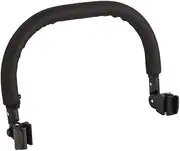 Baby Stroller Armrest, Bumper Bar Universal Handle Replacement Bars Adjustable Handrail Safe Baluster Detachable Rod Trolley Accessories Extender Railing Black Guardrail Parts